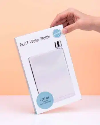 Platte waterfles (750 ml)