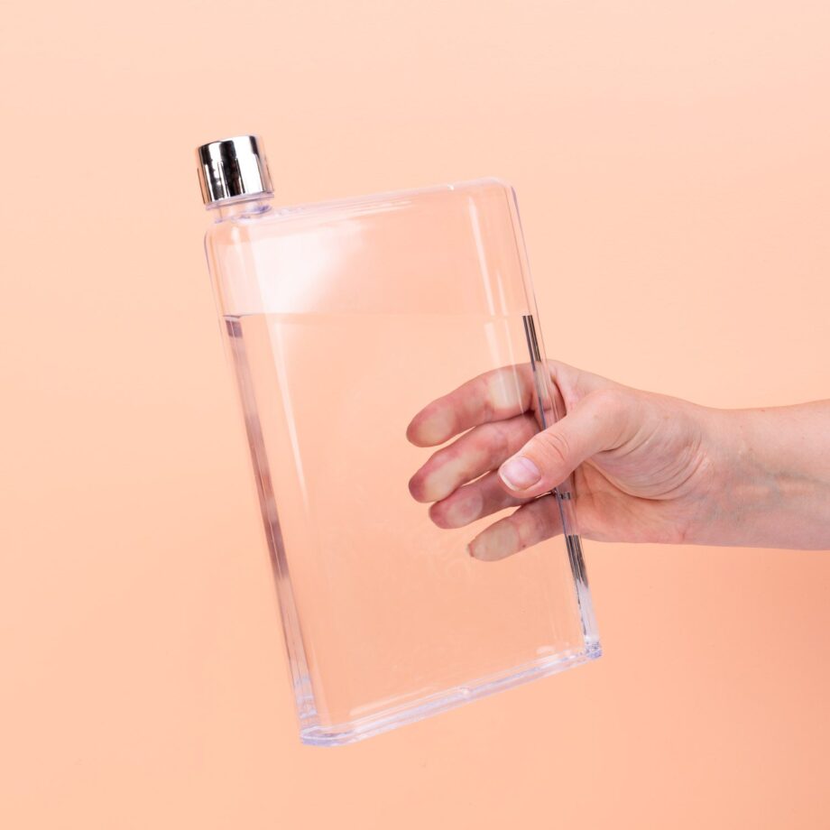 Platte waterfles (750 ml)