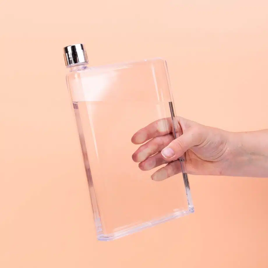 Platte waterfles (750 ml)
