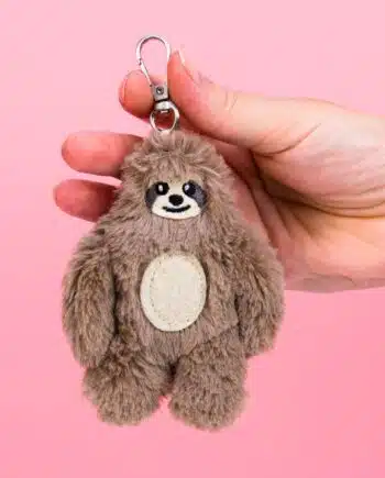 Knuffel sleutelhanger - Luiaard