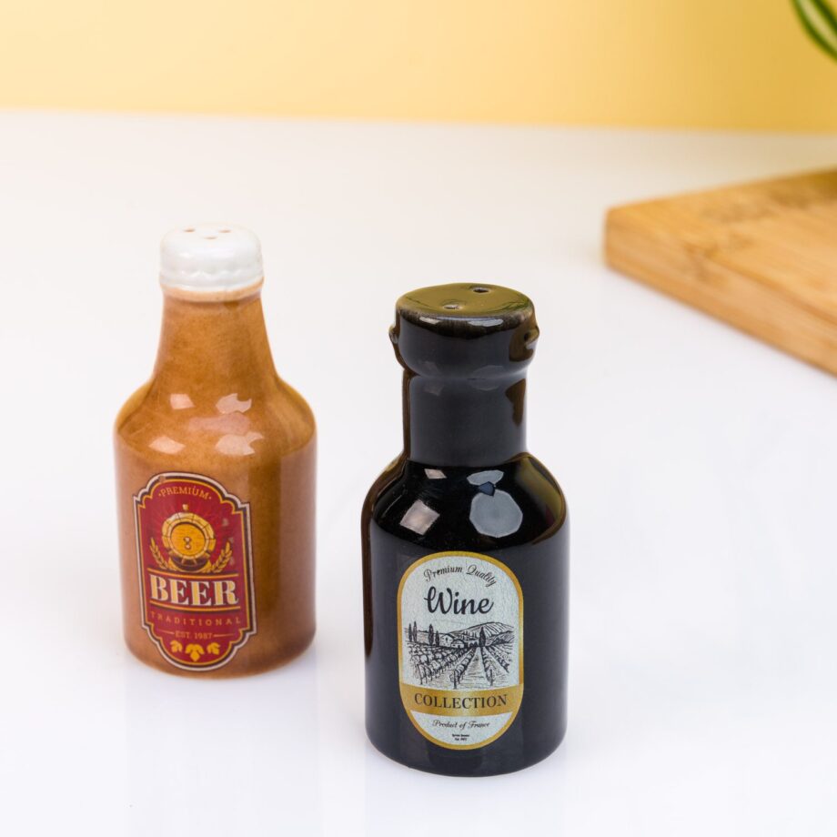 Bier en wijn peper- en zoutstel