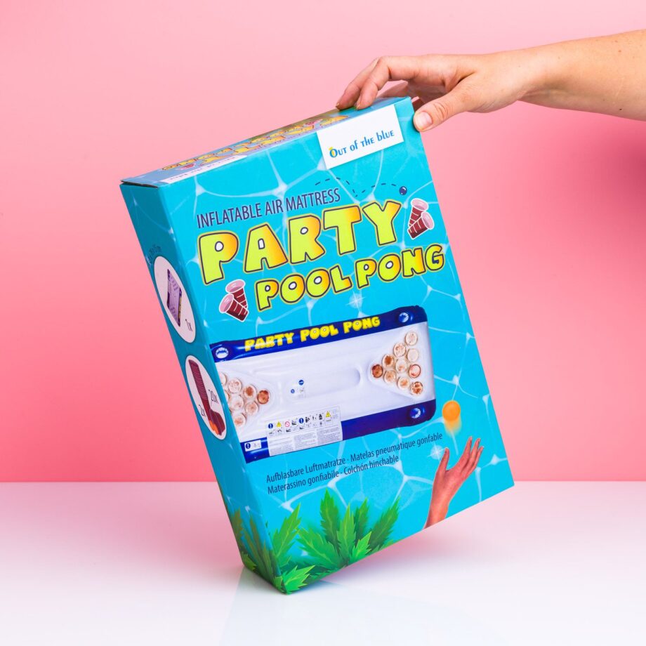 Beer pong luchtbed + 20 bekers en 2 ballen