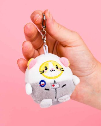 Astrokat knuffel sleutelhanger