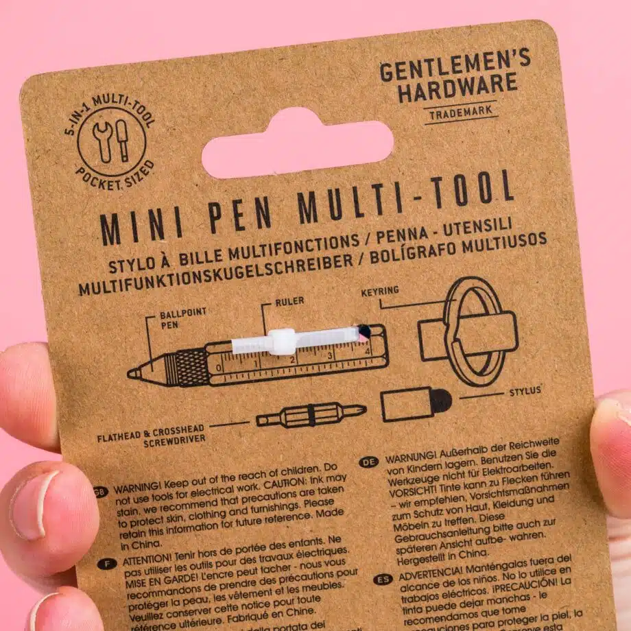 5-in-1 mini multitool pen