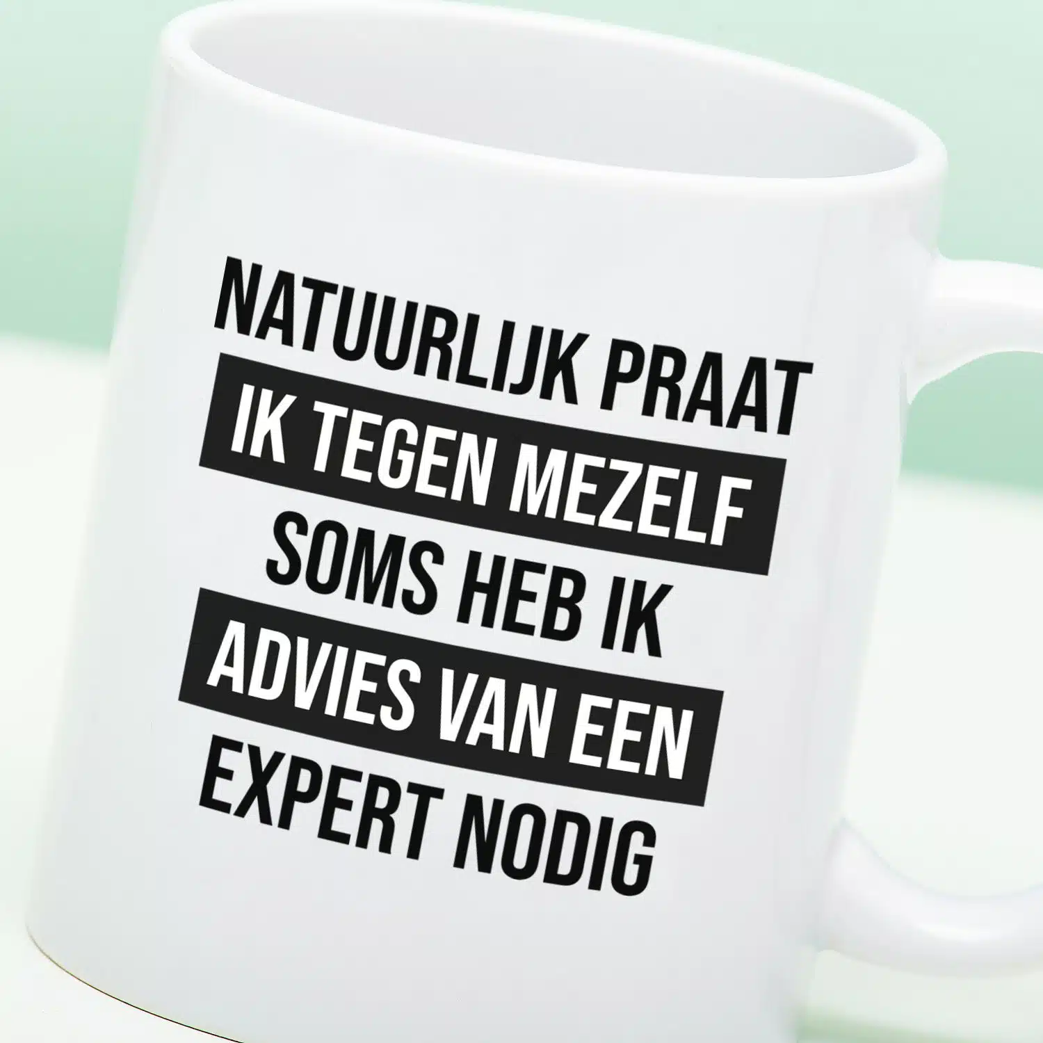 Mok Natuurlijk praat ik tegen mezelf