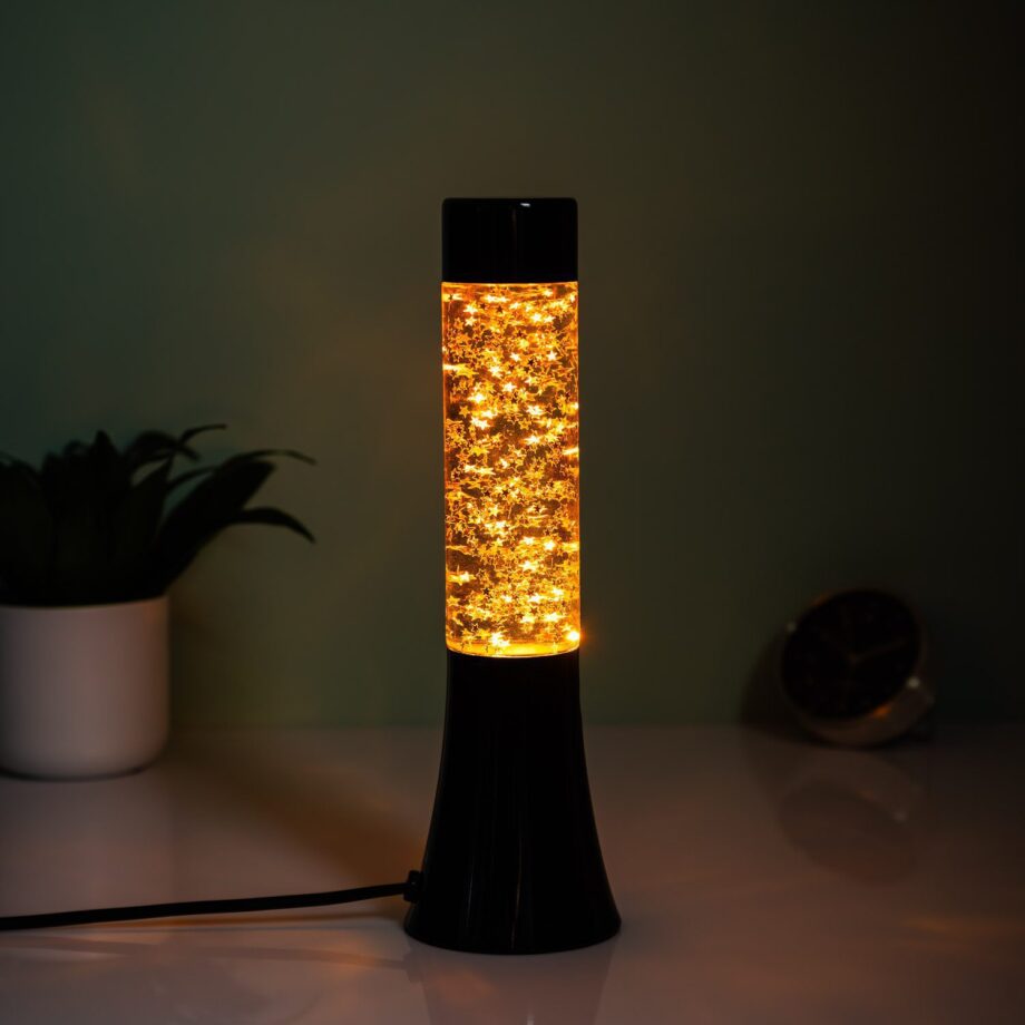 Mini lavalamp met glitters