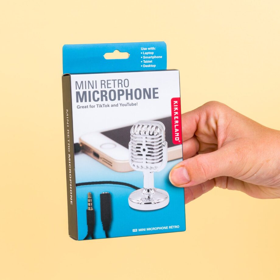Mini retro microfoon voor smartphone