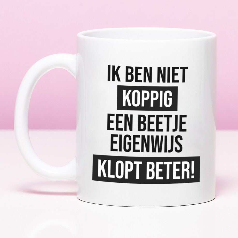 Mok Een beetje eigenwijs