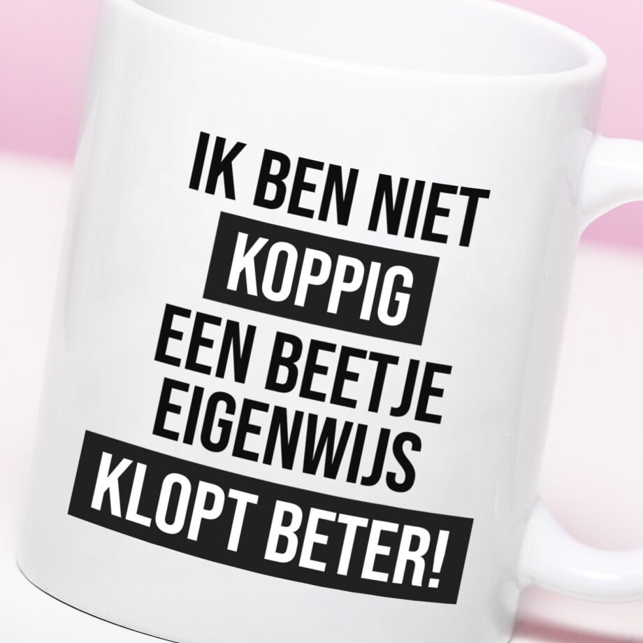 Mok Een beetje eigenwijs