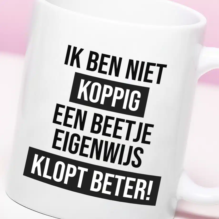 Mok Een beetje eigenwijs