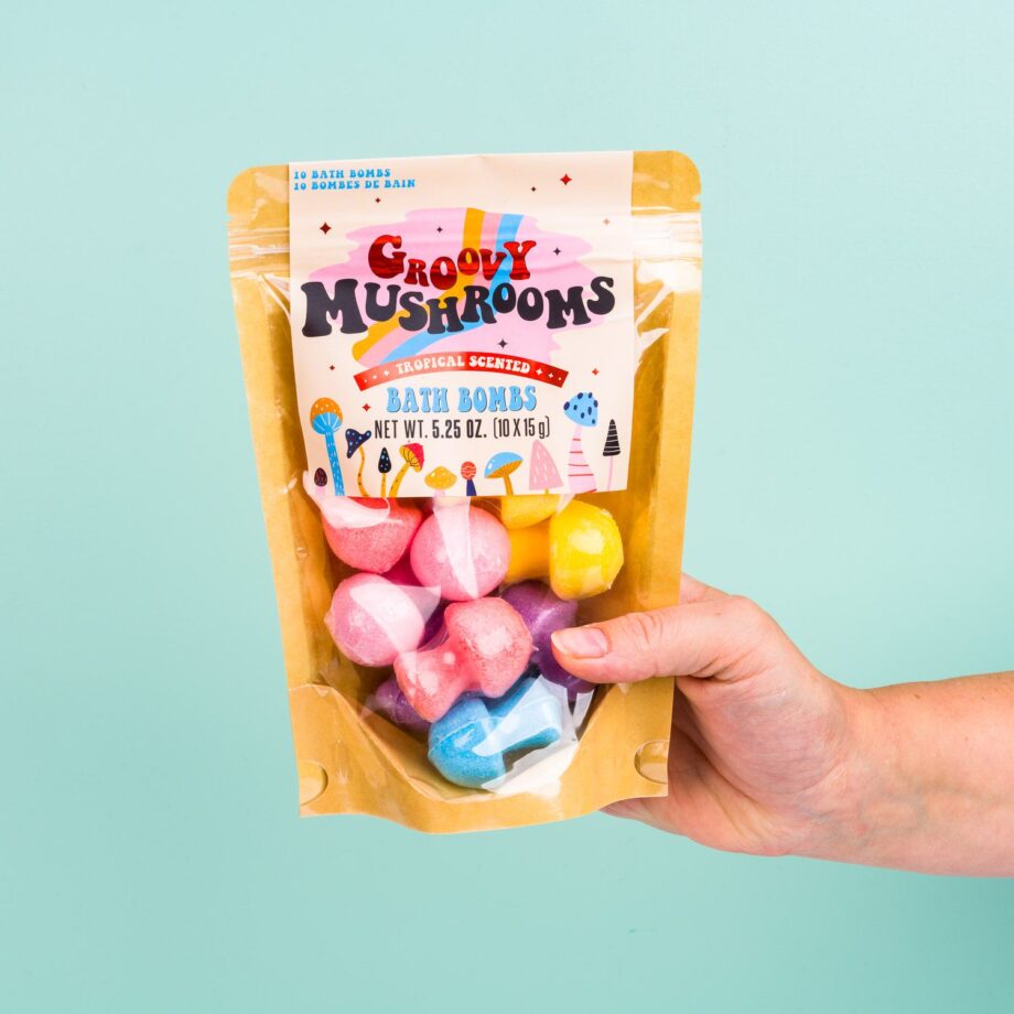 Groovy mushrooms bruisballen