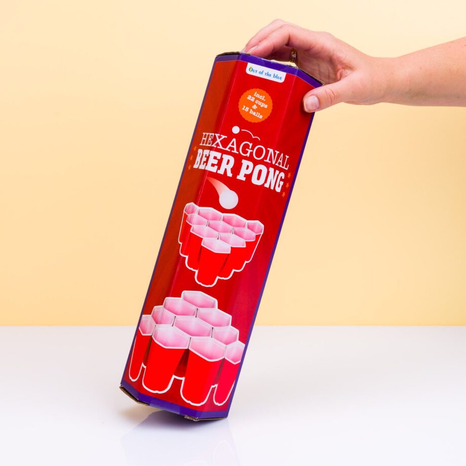 Hexagon beer pong spel (set van 37)