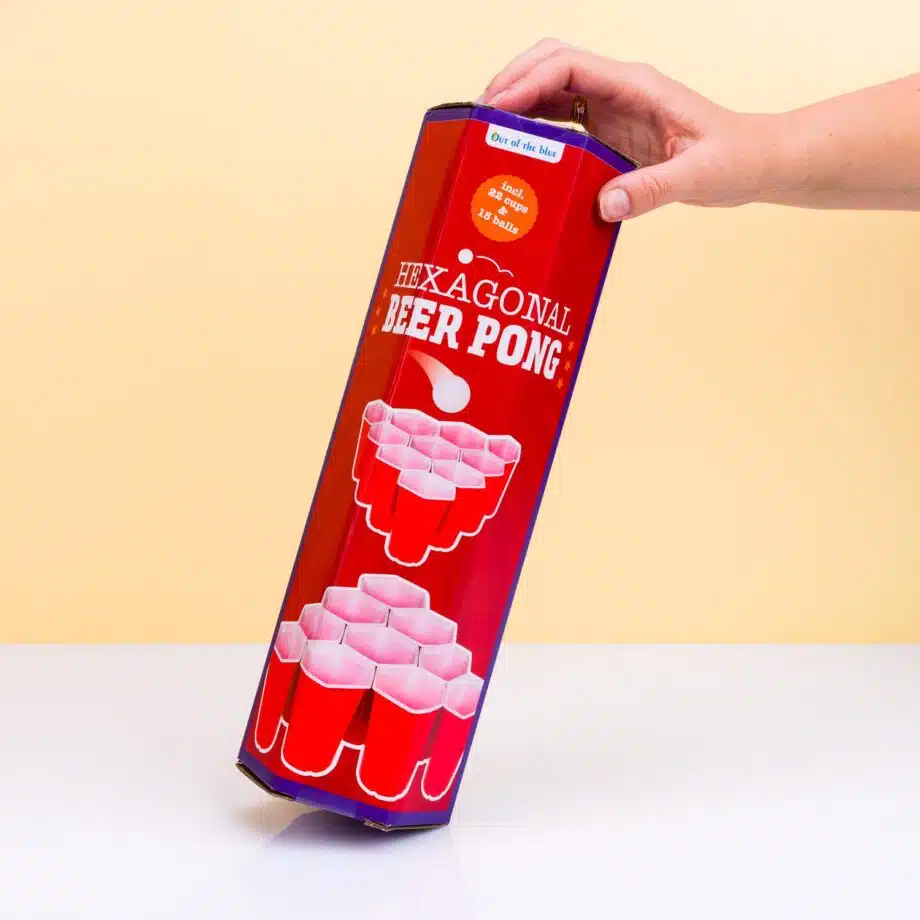 Hexagon beer pong spel (set van 37)
