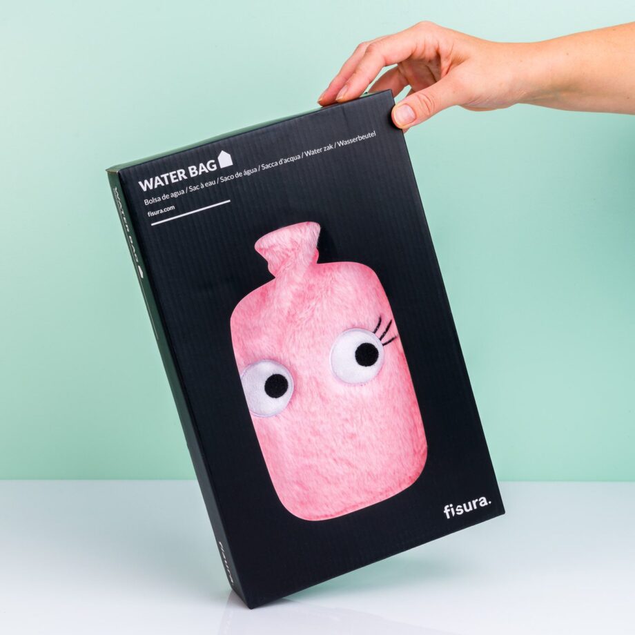 Roze kruik met ogen