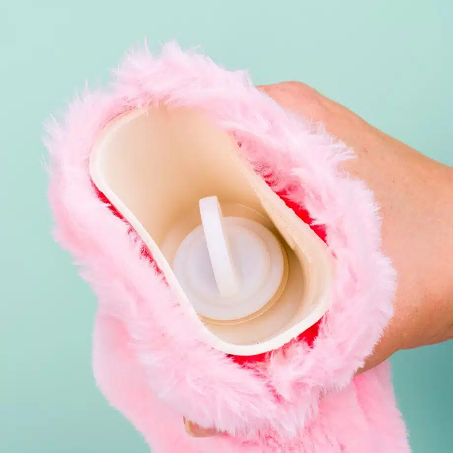 Roze kruik met ogen