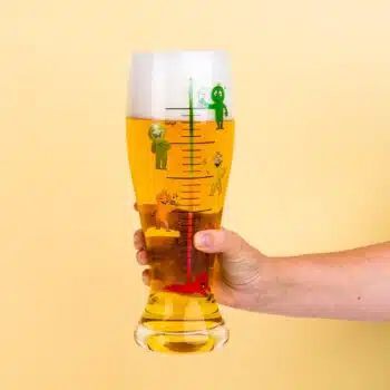 XXL bierglas met drinkfases