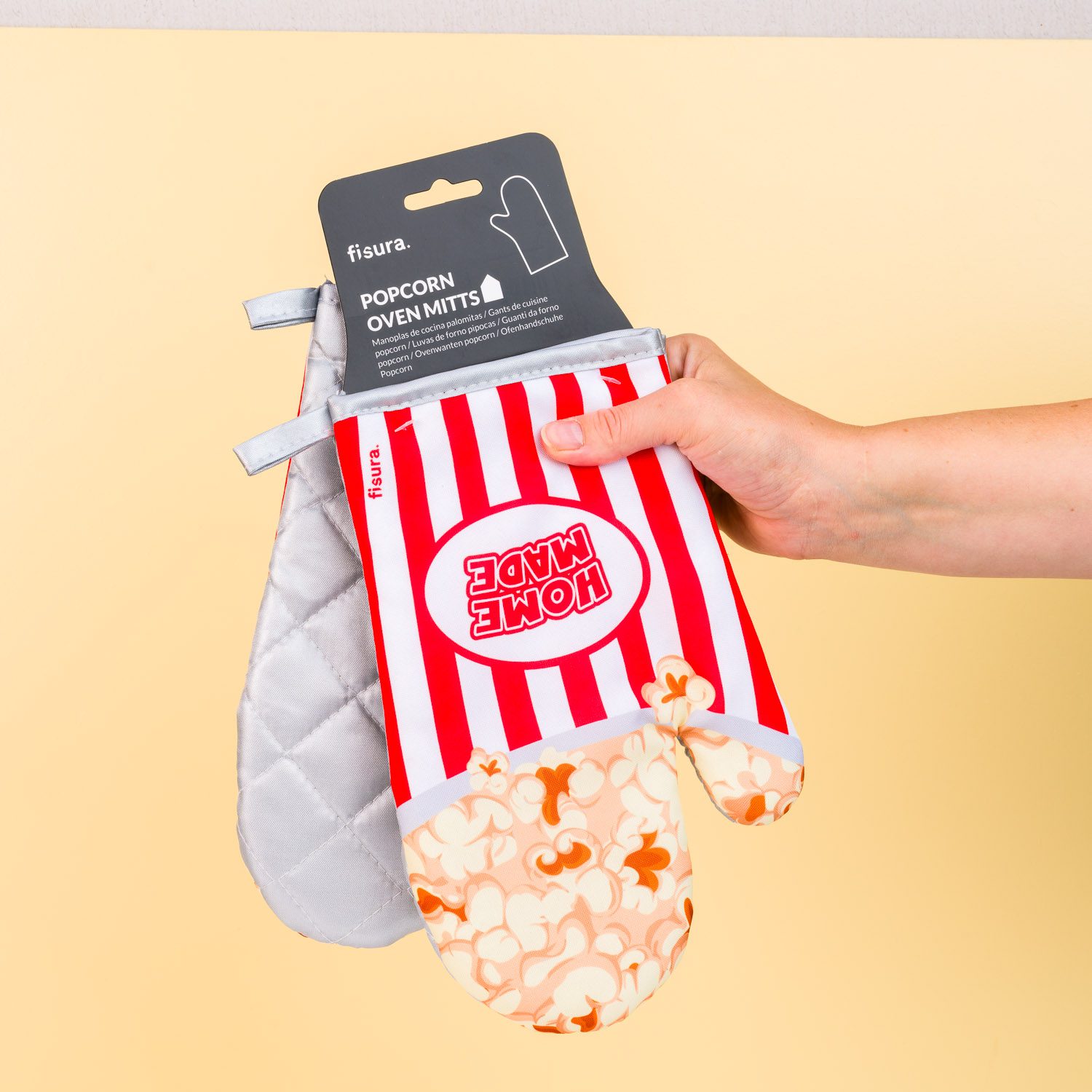 Popcorn Ovenwanten (set Van 2)
