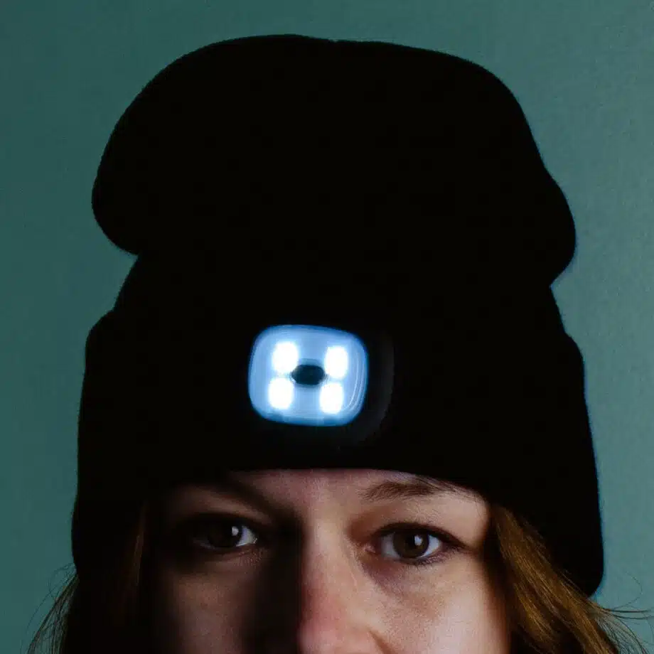 Muts met ledlampje