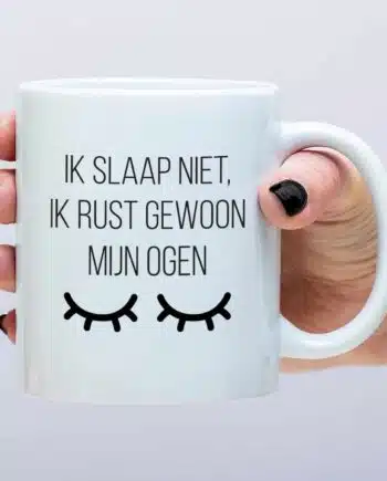 Mok Ik slaap niet