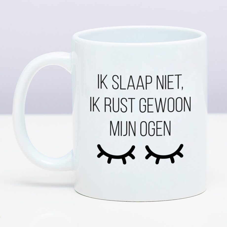 Mok Ik slaap niet