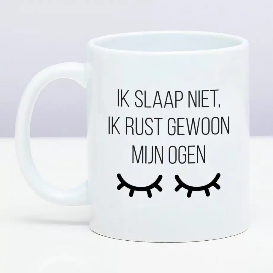 Mok Ik slaap niet