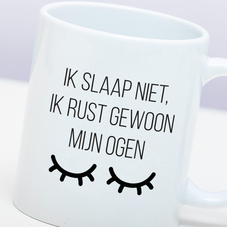 Mok Ik slaap niet