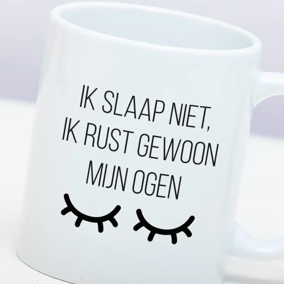 Mok Ik slaap niet