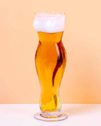 Vrouwentorso bierglas