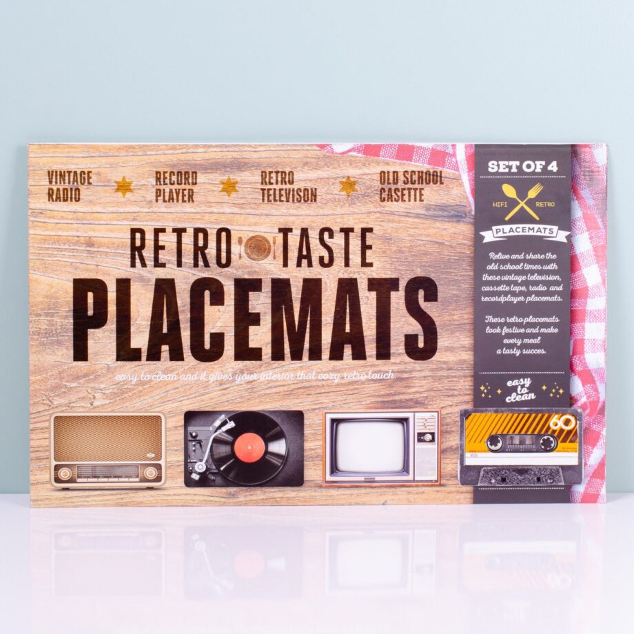 Retro placemats (set van 4)