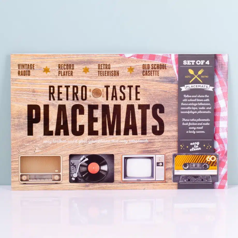 Retro placemats (set van 4)