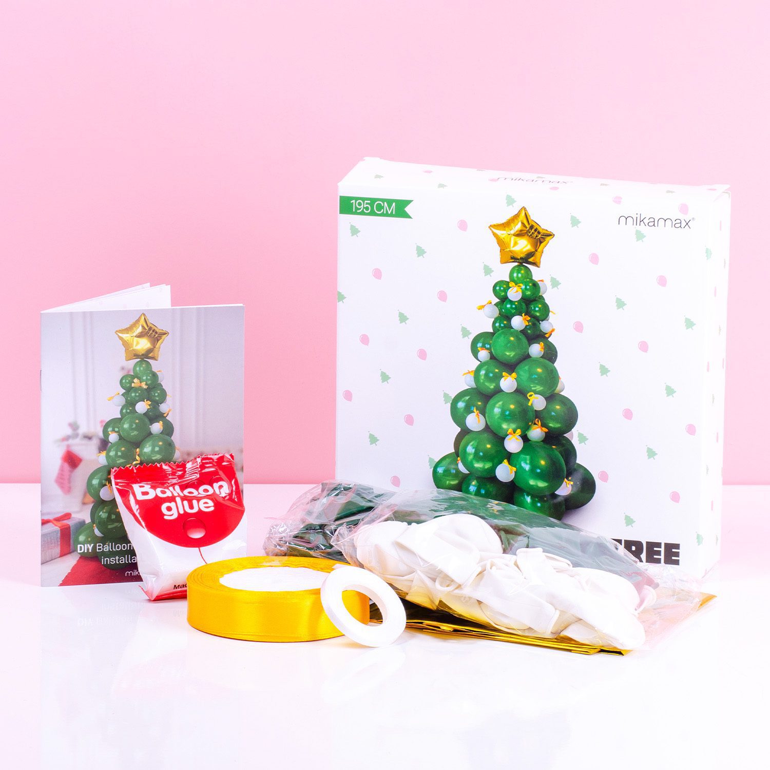 DIY Ballonnen Kerstboom - Kerstversiering - DIY Balloon Christmas Tree - MixaMax