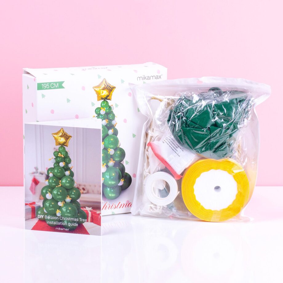 DIY ballon kerstboom