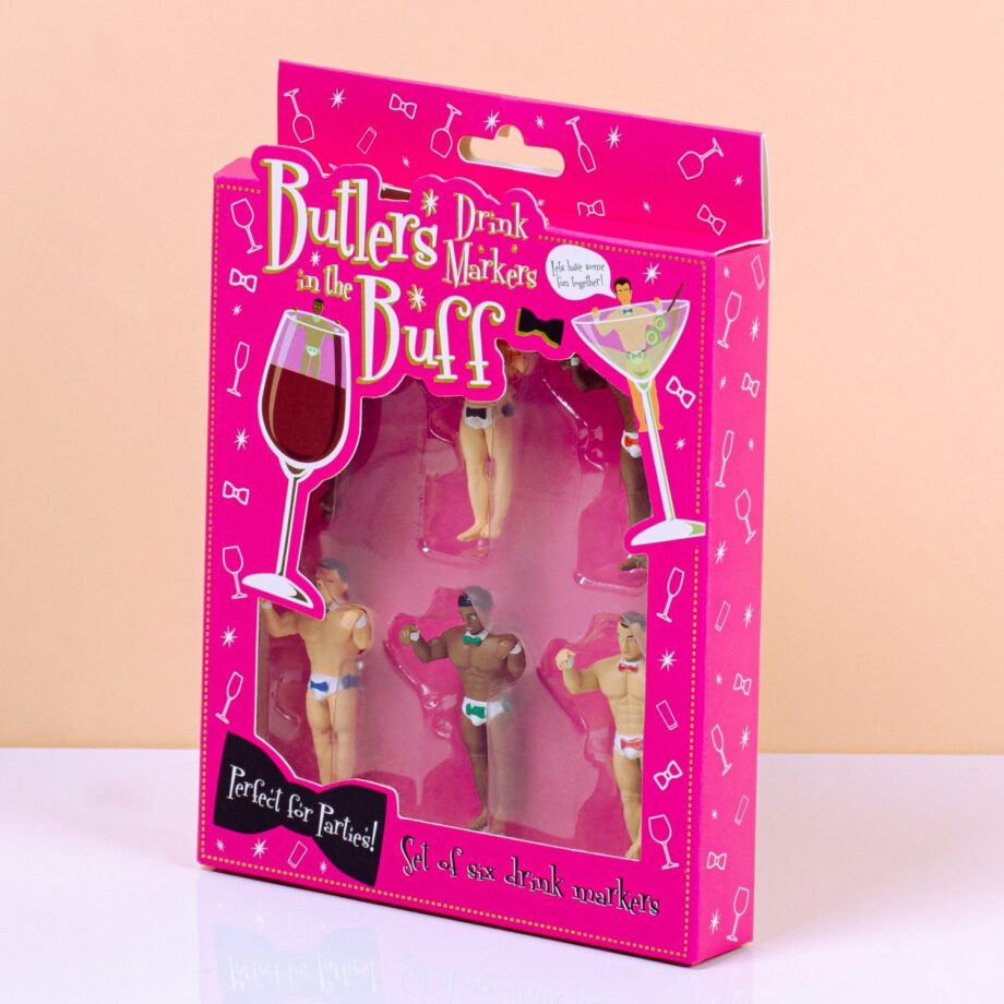 Butlers glasmarkeerders (set van 6)