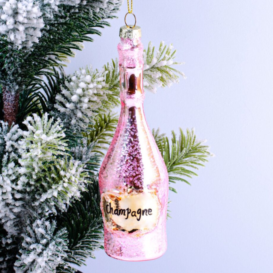 Champagne kerstbal (assorti)