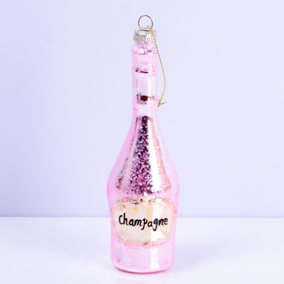 Champagne kerstbal (assorti)