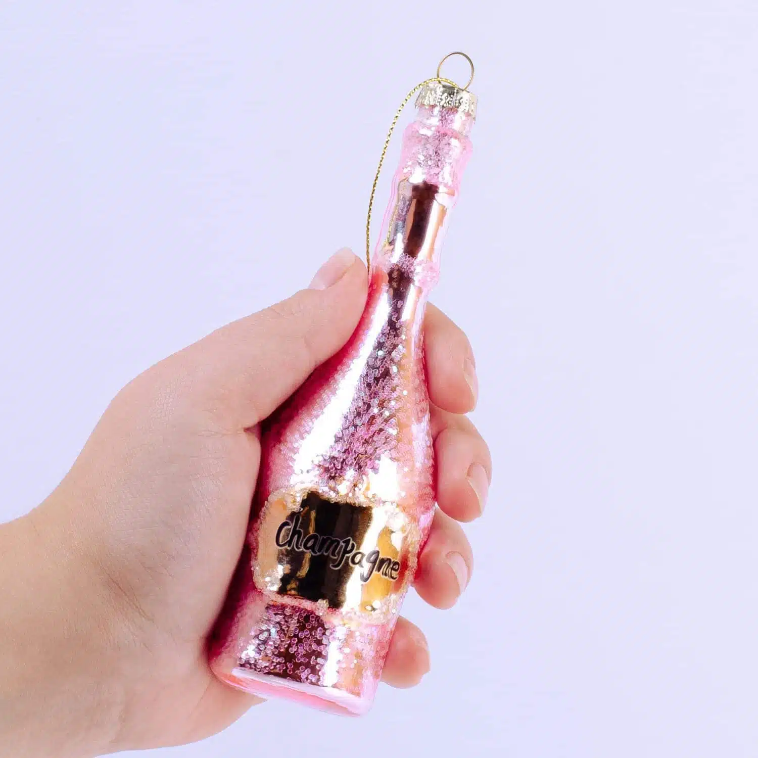 Champagne kerstbal (assorti)