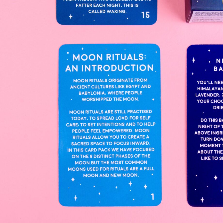 Moon Rituals kaarten