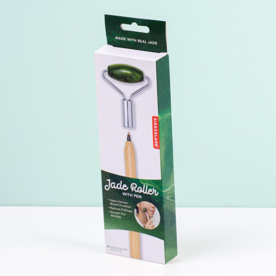 Jade gezichtsroller met pen