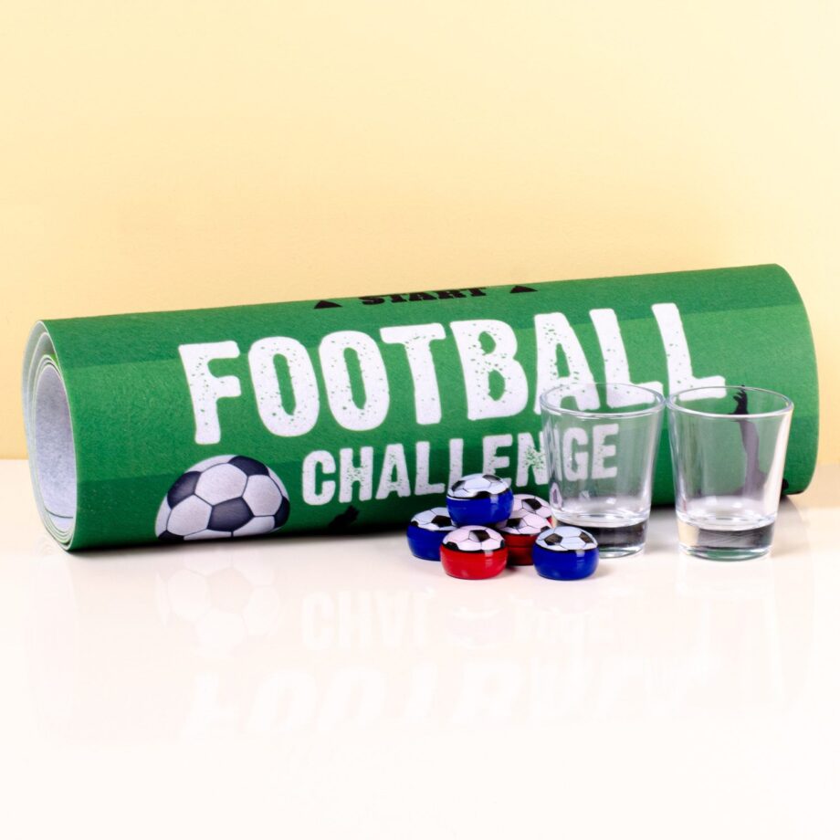 Sport drankspel met shotglaasjes