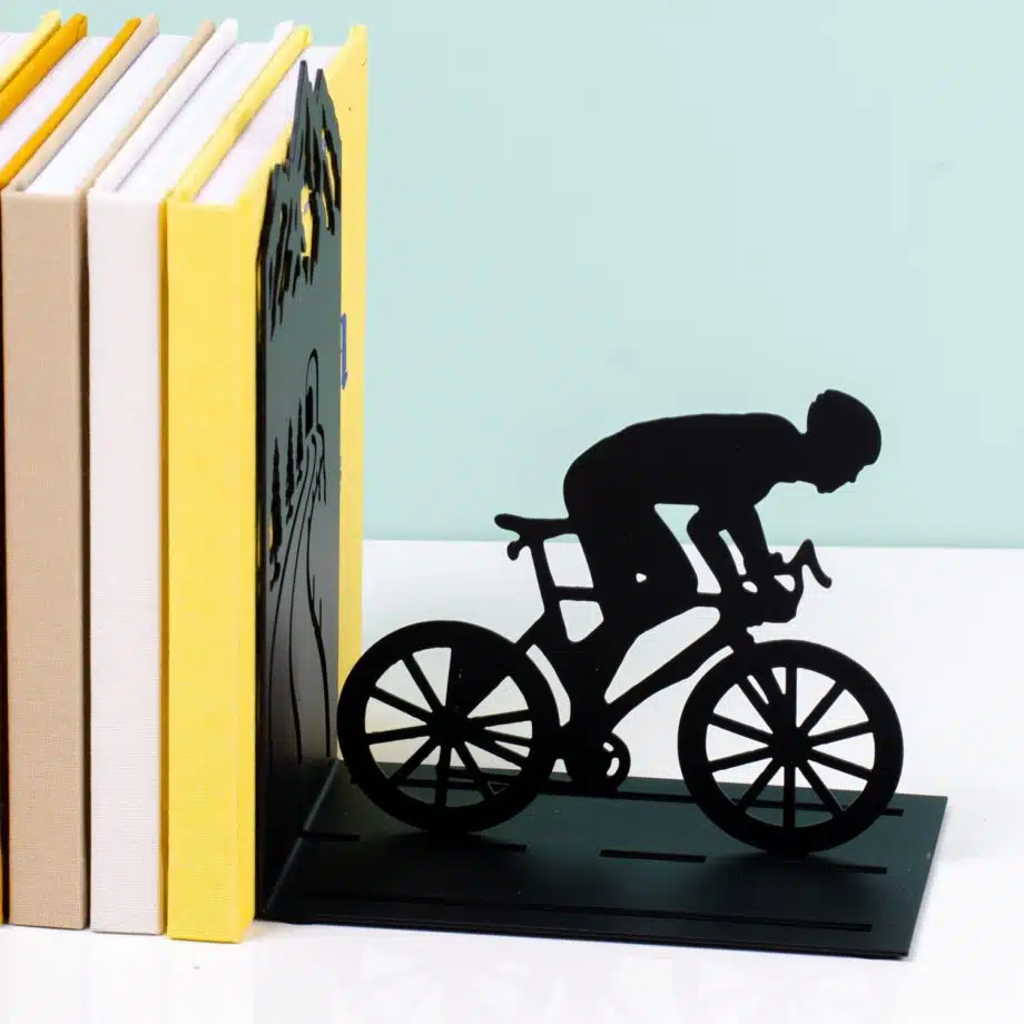 Wielren boekensteun