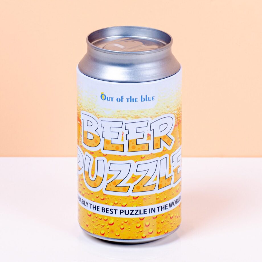 Bierpuzzel in blik (102 stukjes)