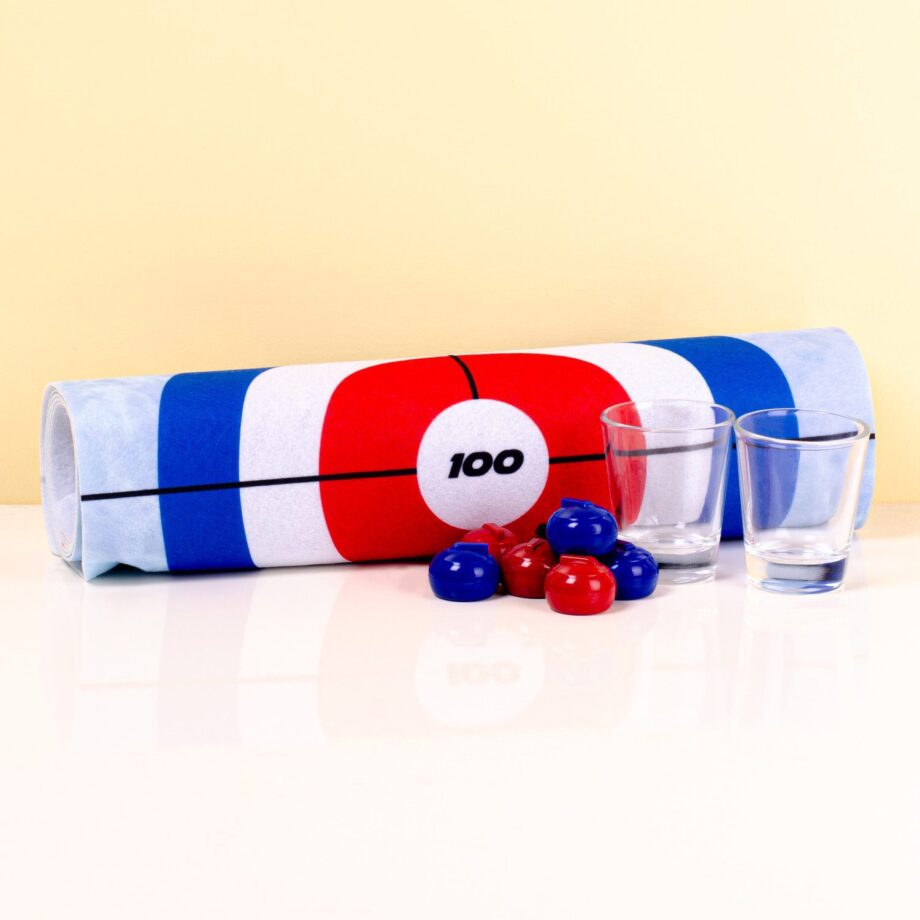 Sport drankspel met shotglaasjes