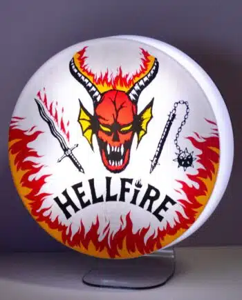 Stranger Things Hellfire Club logo lamp
