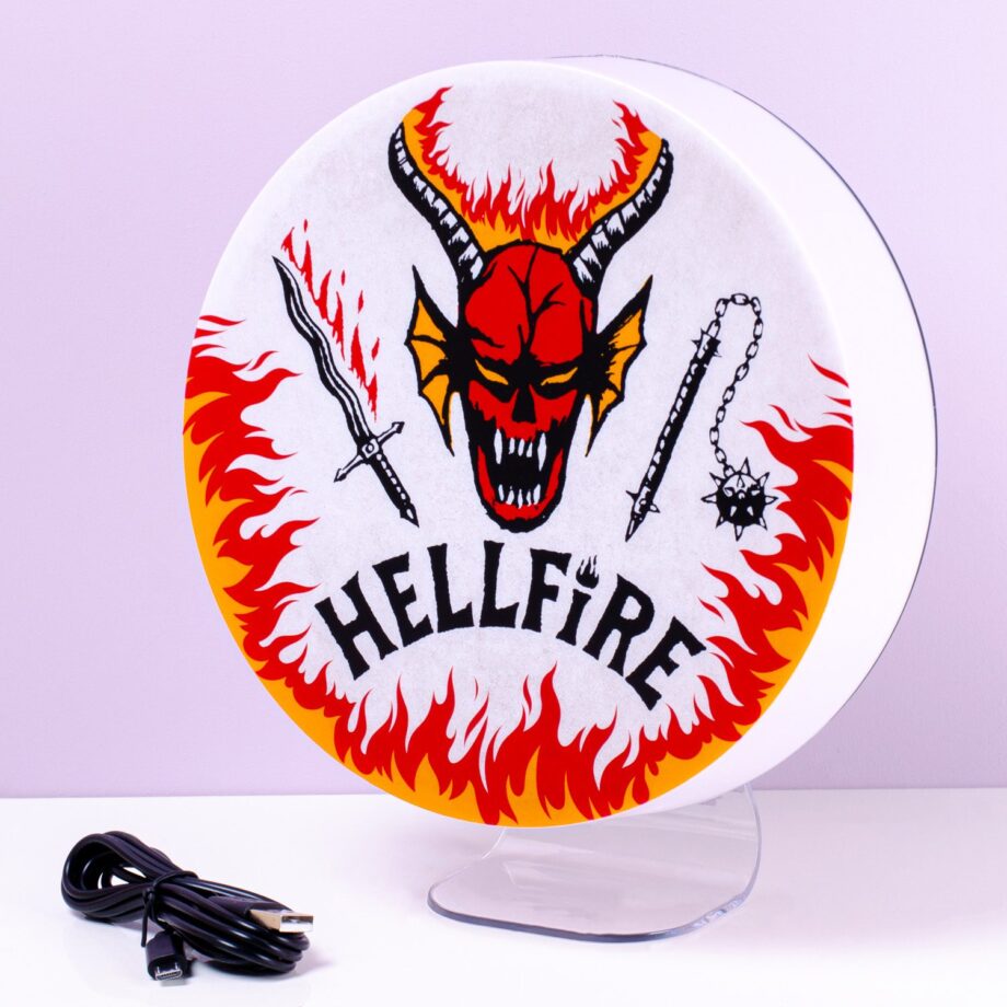Stranger Things Hellfire Club logo lamp