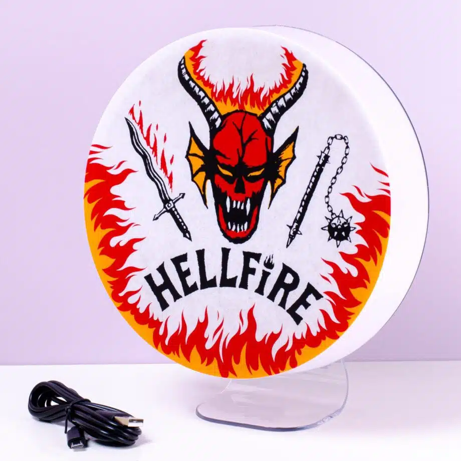 Stranger Things Hellfire Club logo lamp