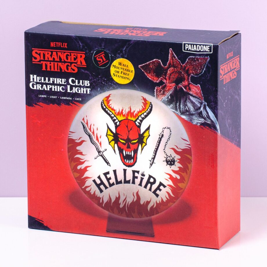 Stranger Things Hellfire Club logo lamp
