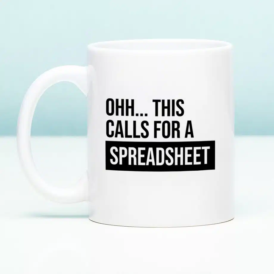Mok This Calls For A Spreadsheet