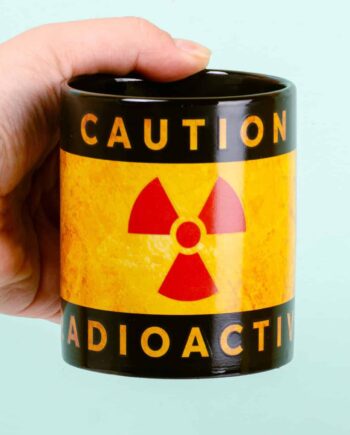 Radioactive warmtegevoelige mok