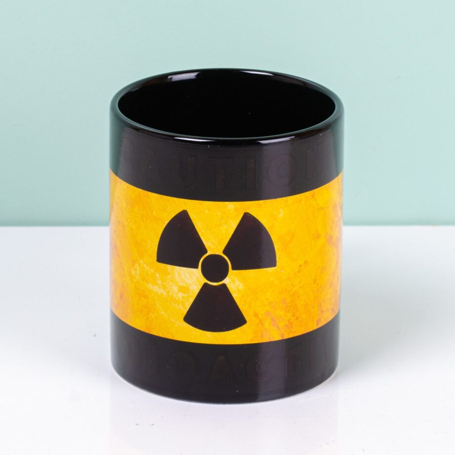 Radioactive warmtegevoelige mok