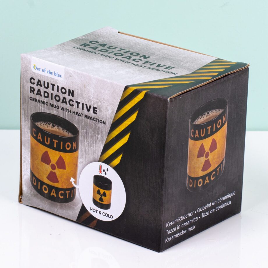 Radioactive warmtegevoelige mok